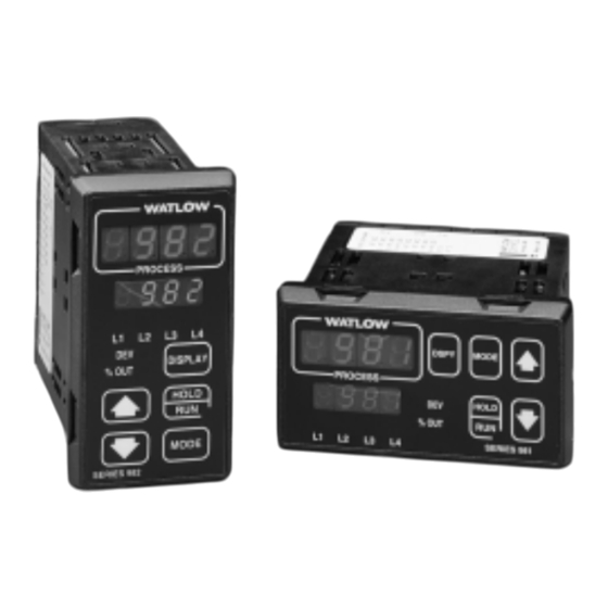 Watlow 982 Series User Manual