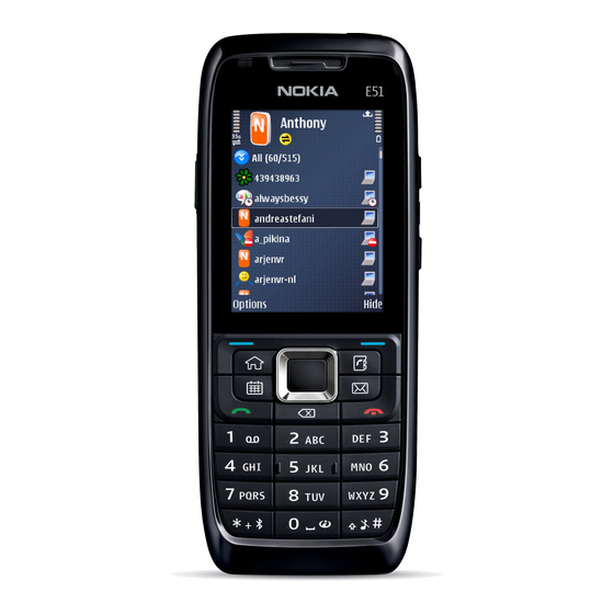 Nokia E51 User Manual