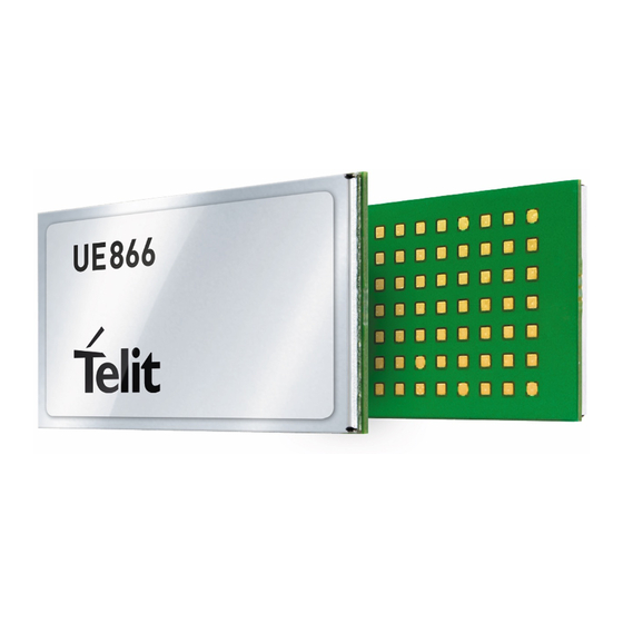 Telit Wireless Solutions UE866-N3G Hardware User's Manual