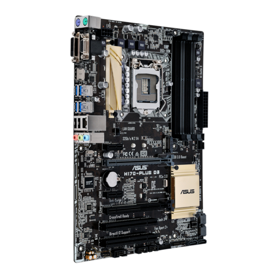 Asus H170-PLUS D3 Manual