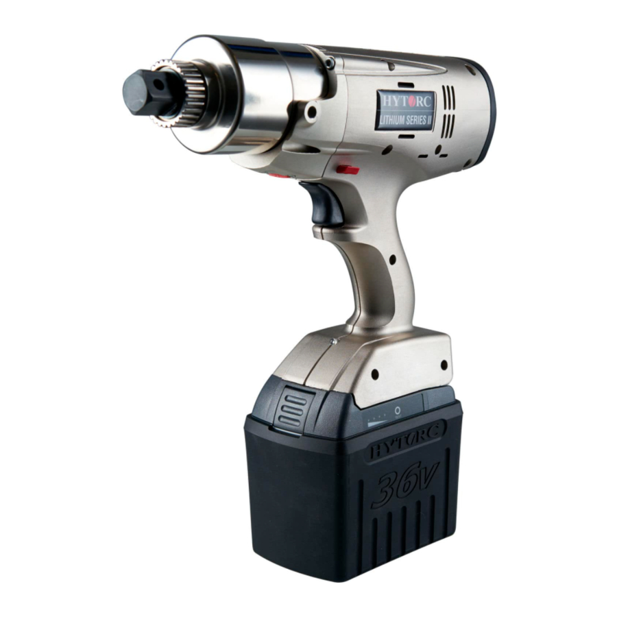 Hytorc LITHIUM II Series Basic Operation Manual