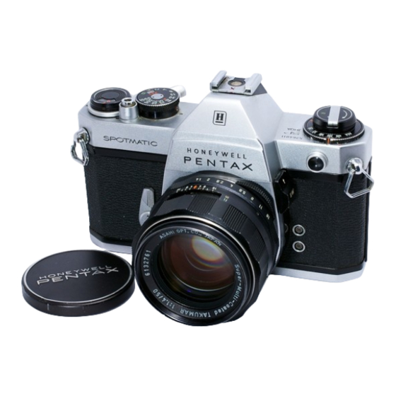 Pentax Spotmatic Operating Manual