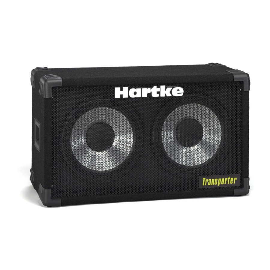 Hartke 210TP Owner's Manual