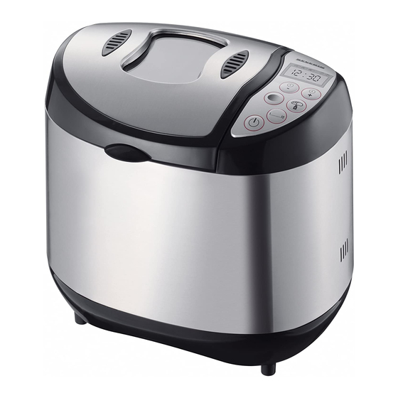 SEVERIN 160 BREAD-MAKER Instructions For Use Manual