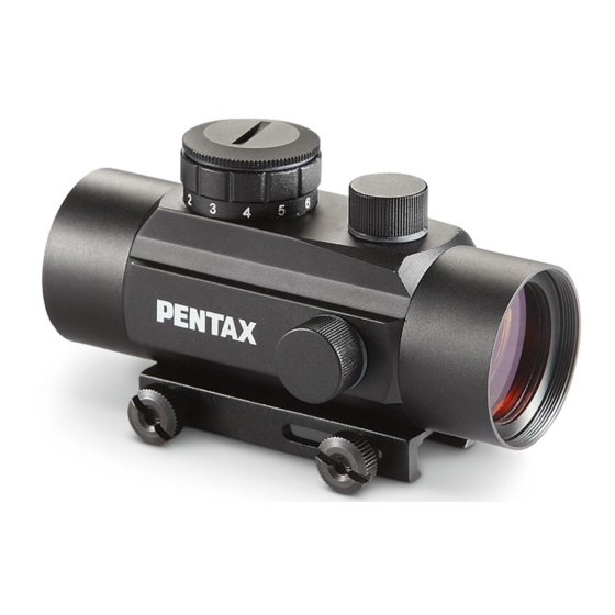 Pentax Gameseeker Dot Sights RD10 Manual