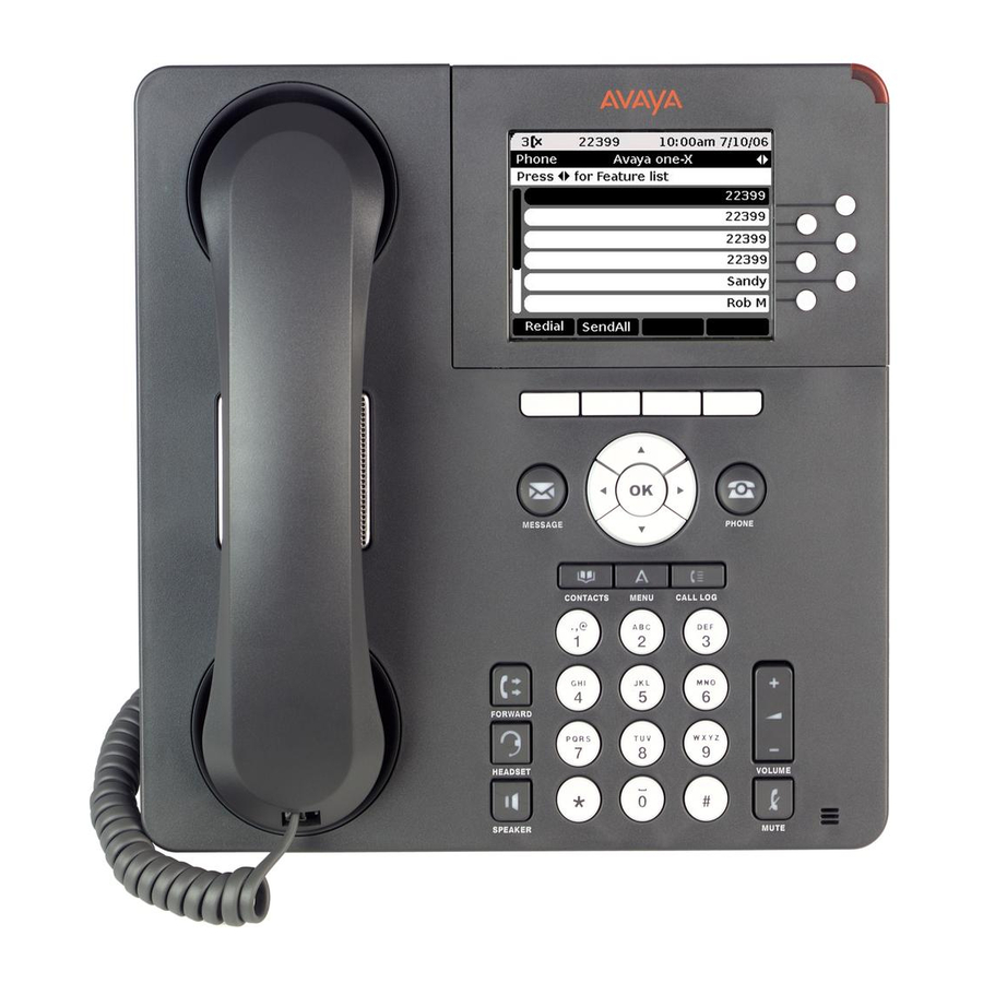 Avaya NULL one-X User Manual