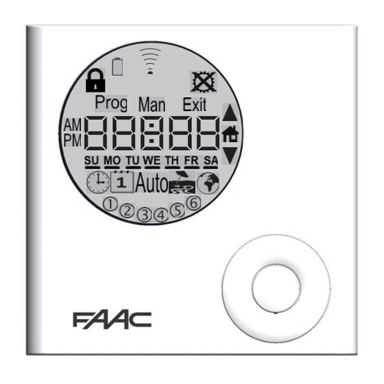 FAAC TM XTT 433 R Manual