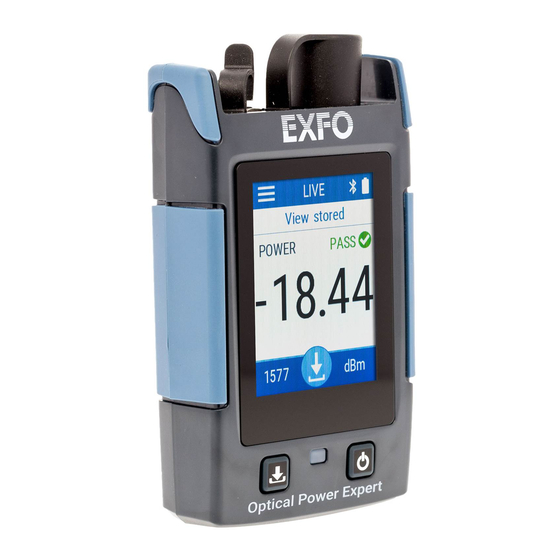 EXFO Optical Power Expert User Manual