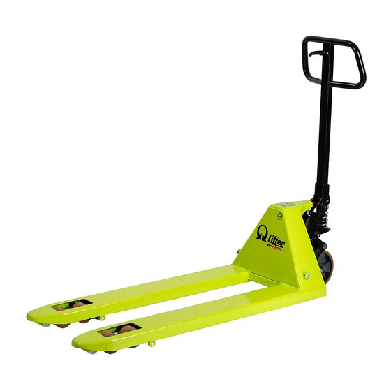 Lifter GS Series Use And Maintenance Manual