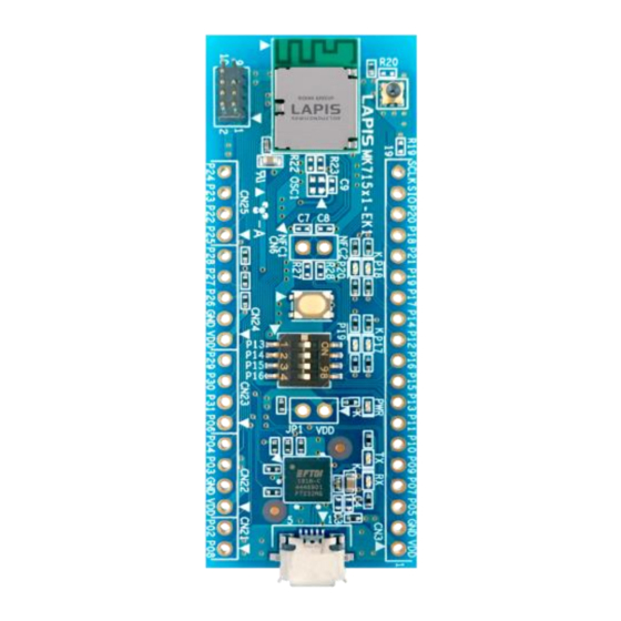 Rohm Lapis MK715 1 Evaluation Kit Mini Plus Series Hardware Manual