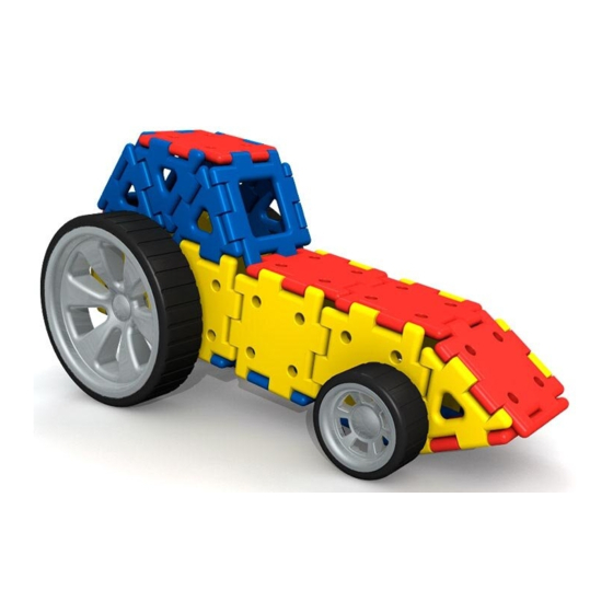 Polydron Giant  Add-on Wheels 70-7410 Assembly Instructions