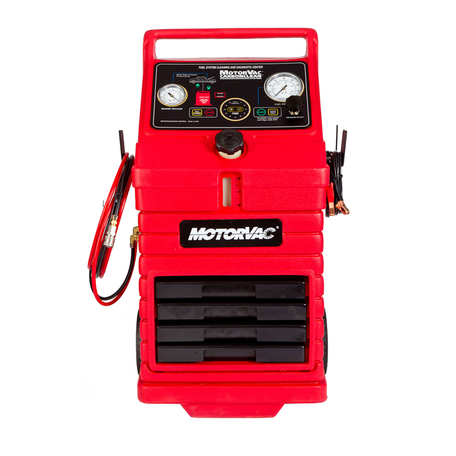 Motorvac CARBONCLEAN MCS 245 Operator's Manual
