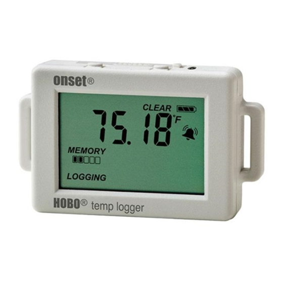 ALAT UJI Onset HOBO UX100-001 Manual