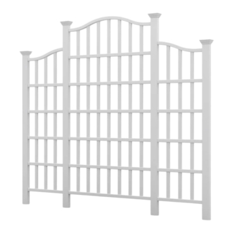 vita Classic Regency Trellis VT68198 Assembly Manual