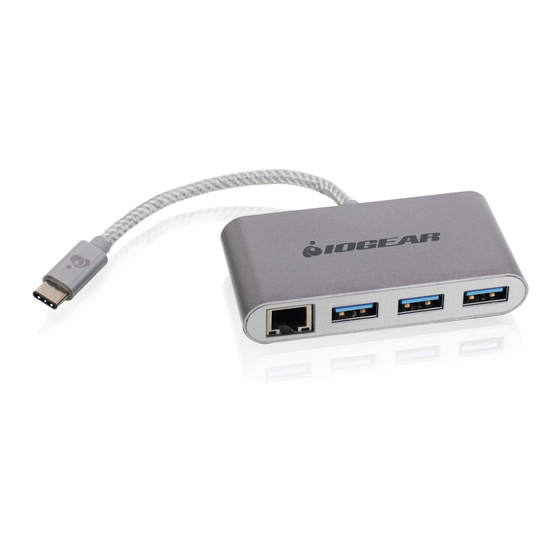 IOGear Gigalinq GUH3C34 Manuals