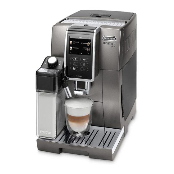 DeLonghi DINAMICA PLUS ECAM370.95.T EX:4 Instructions For Use Manual