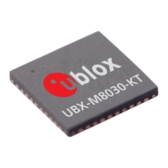 Ublox UBX-M8030 Hardware Integration Manual