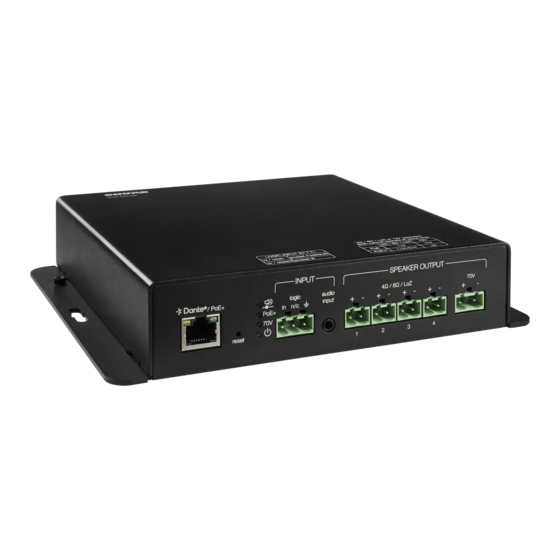 Shure MXN-AMP Manual