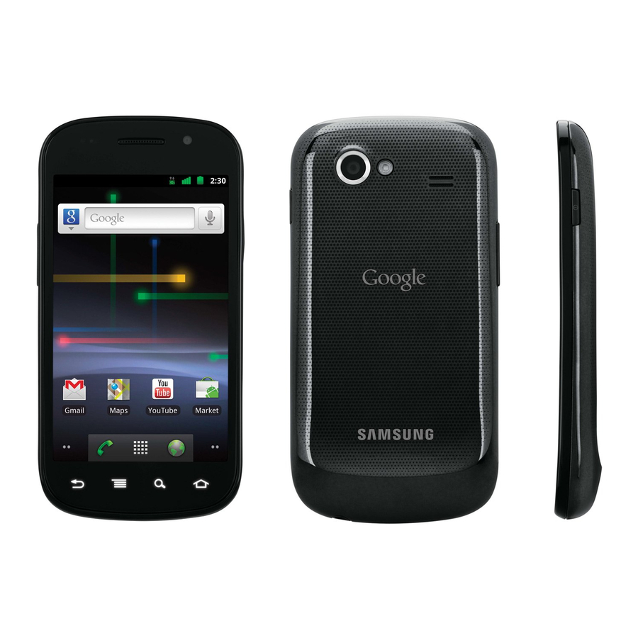 Samsung Nexus S GT-i9020A Guía Del Usuario