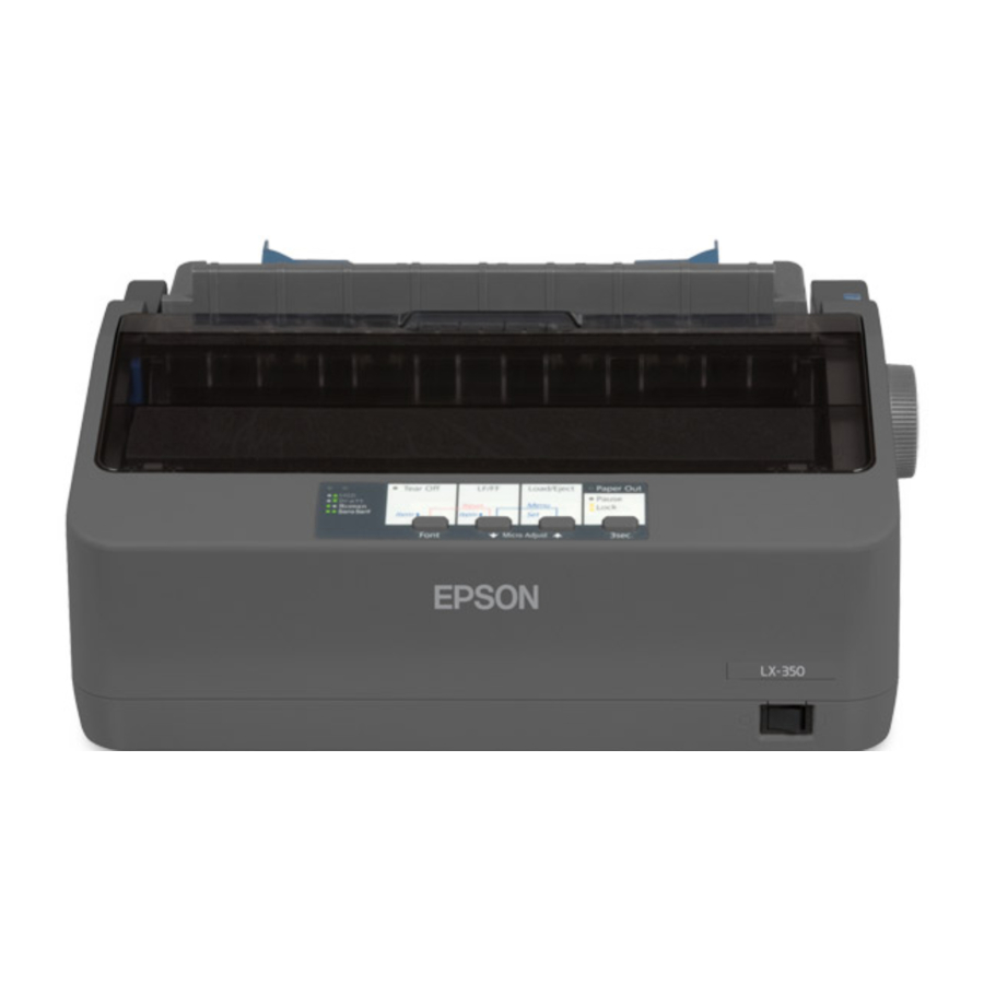 Epson LX-350 Manuals