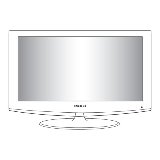 Samsung LN26A450C1D Quick Setup Manual