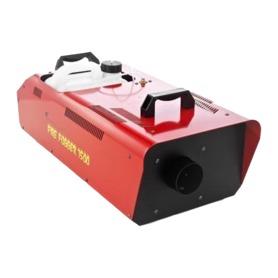 thomann Starville Fire Fogger 1500 Manuals
