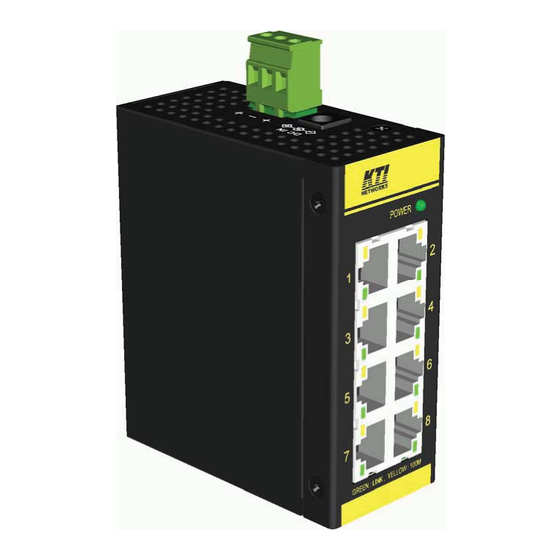 KTI Networks KFS-0840 Installation Manual