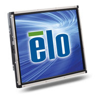 Elo TouchSystems ET1537L Series Product Dimensions