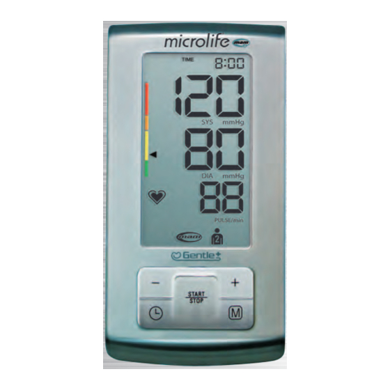 Microlife BP3GU1-8X Instruction Manual
