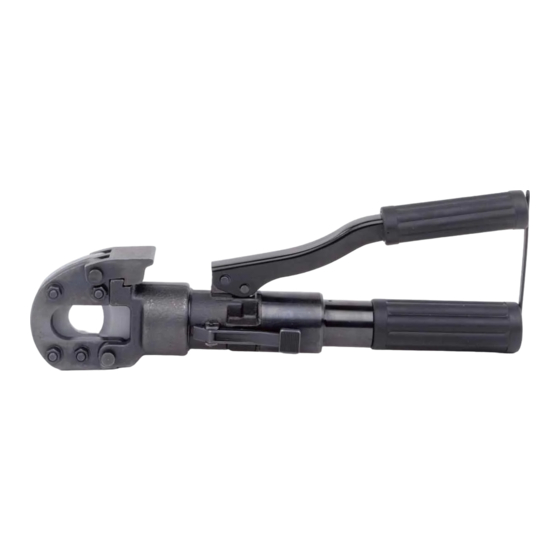 User Manuals: Textron Greenlee HK520 Cable Cutter