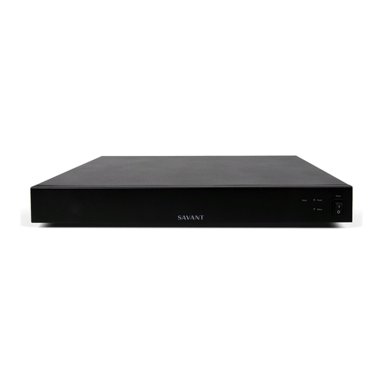User Manuals: Savant SLN-88VLC4K Series Matrix Switcher