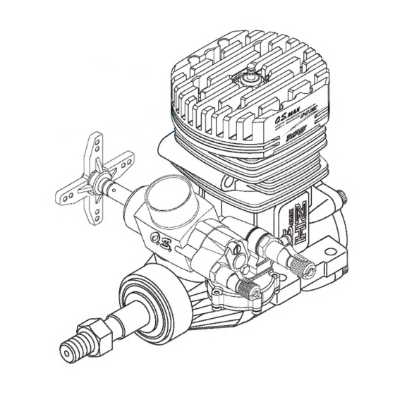 O.S. engine MAX-105HZ-R Manuals