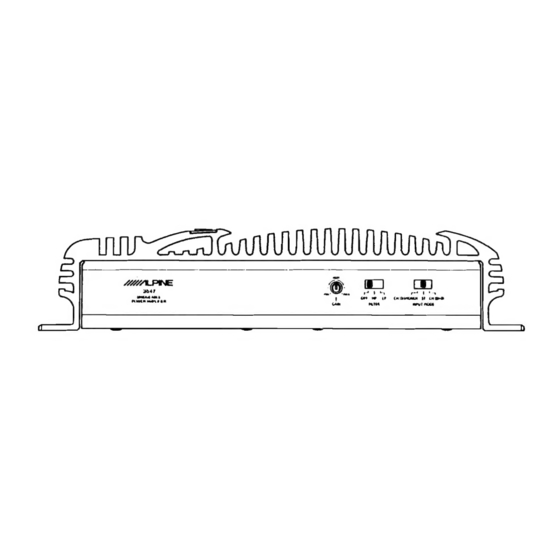 Alpine 3547 Service Manual