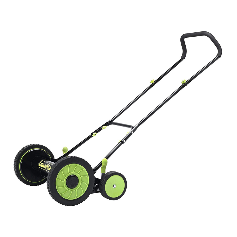 LawnMaster LMRM1601 - Reel Mower Manual