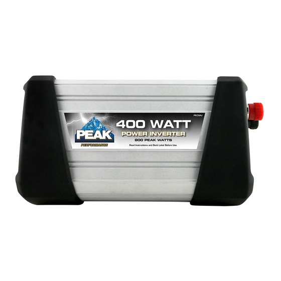 Peak PKC0AJ Owner's Manual