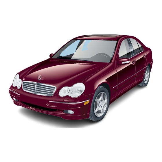 Mercedes-Benz 2001 C 240 Operator's Manual