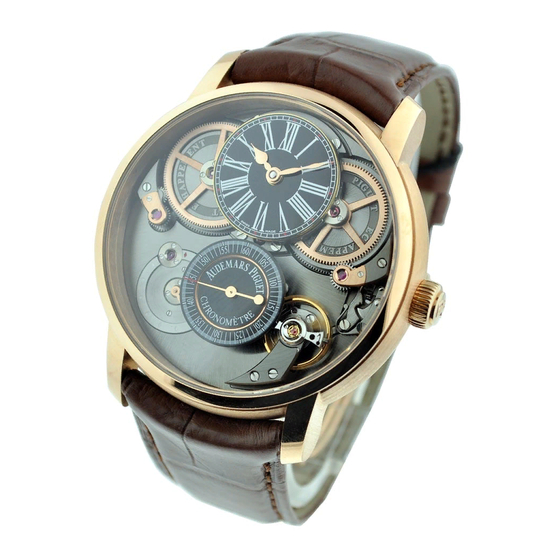 Audemars Piguet Jules Audemars 26153OR.OO.D088CR.01 Instructions For Use Manual