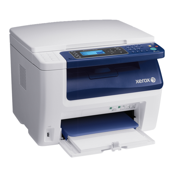 Xerox WorkCentre 6015 Quick Use Manual