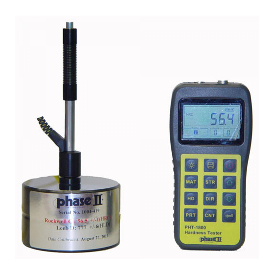 Phase II Plus PHT-1800 Operation Manual