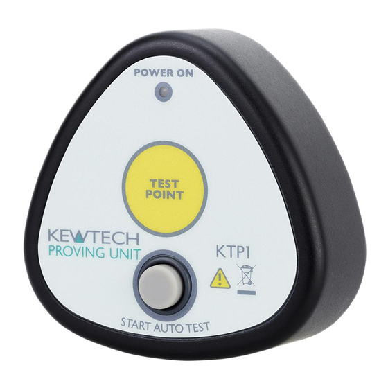 Kewtech KTP1 Instruction Manual