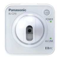 Panasonic BL-C210CE Operating Instructions Manual