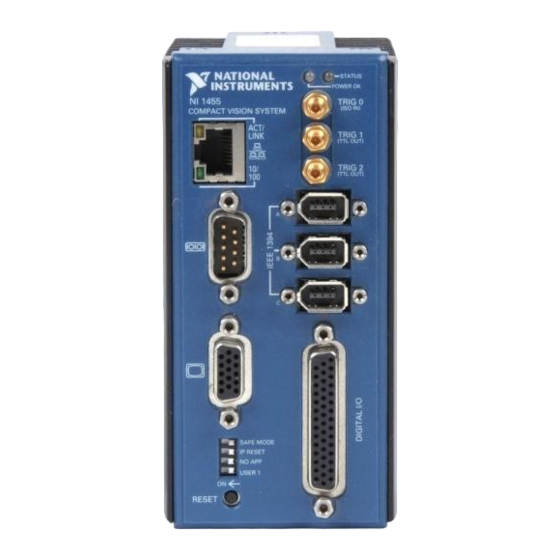 National Instruments CVS-1450 Series Quick Start Manual