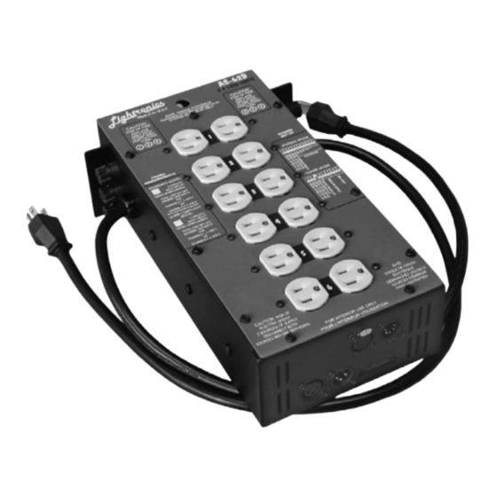 Lightronics AS-62DC Owner's Manual