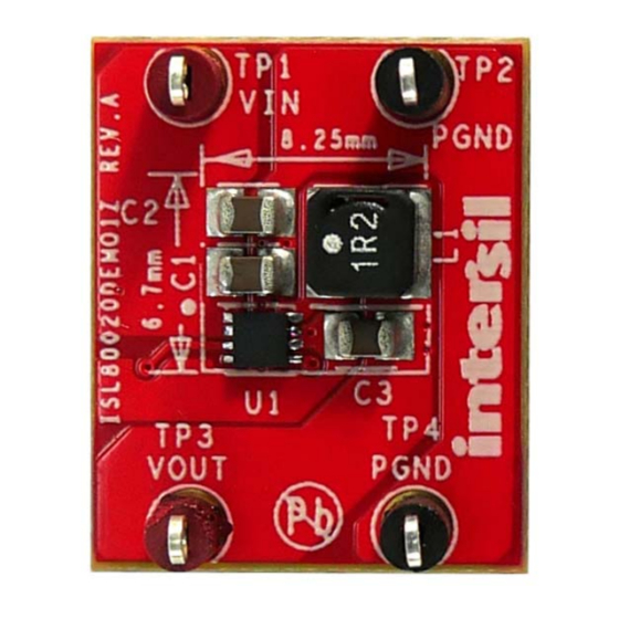 Intersil ISL800 DEMO1Z Series User Manual
