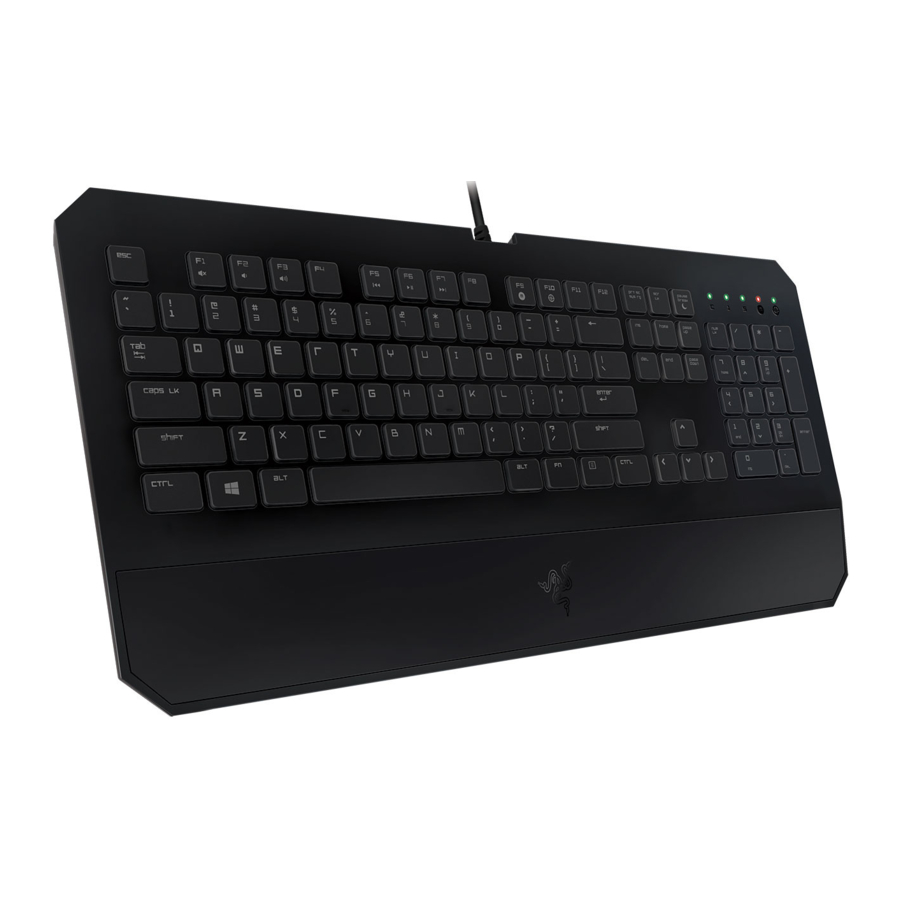 Razer DeathStalker Chroma Manual