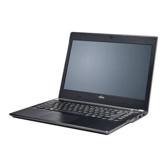 Fujitsu LIFEBOOK UH552 Quick Start Manual