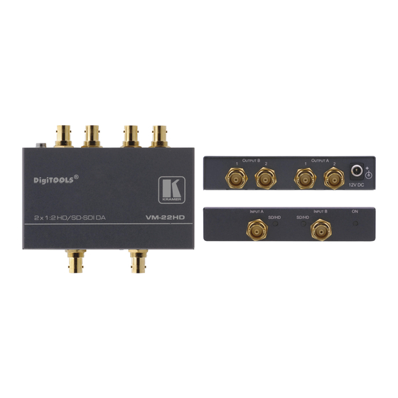 Kramer VM-22HD User Manual