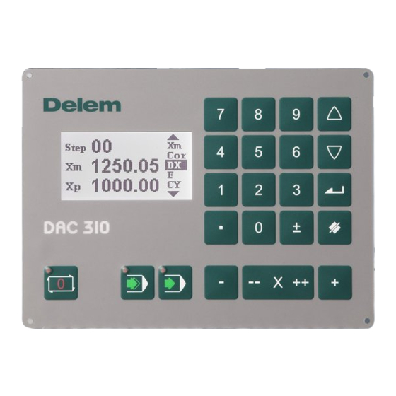 Delem DAC-310 Installation Manual