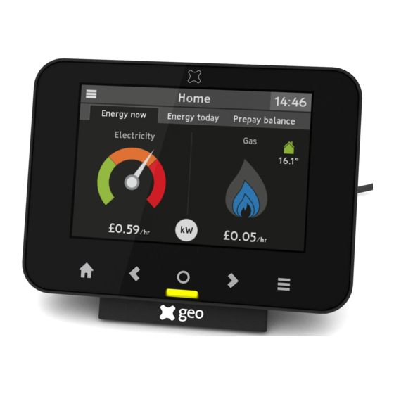 Geo Trio II Touch Button Quick Start Manual
