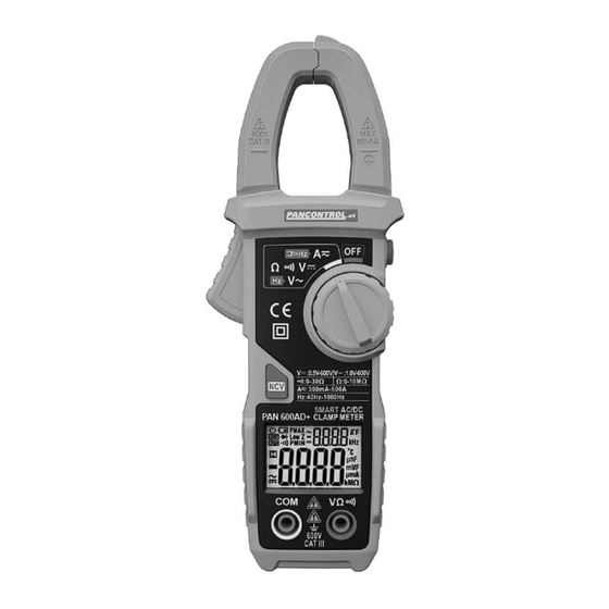 PANCONTROL PAN 600AD+ Manual